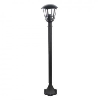 Stalp pentru iluminat exterior clasic, negru, H-100cm, IP44 Marseille