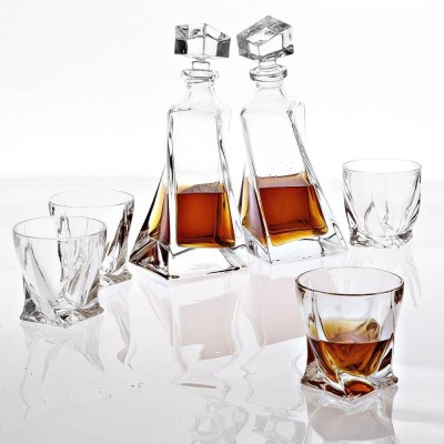 Set 6 piese design unicat Sapphire Decanter