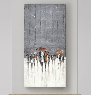 Tablou de perete decorativ canvas Llueve, 70x140cm