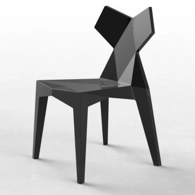 Set de 4 scaune de exterior / interior moderne design geometric KIMONO