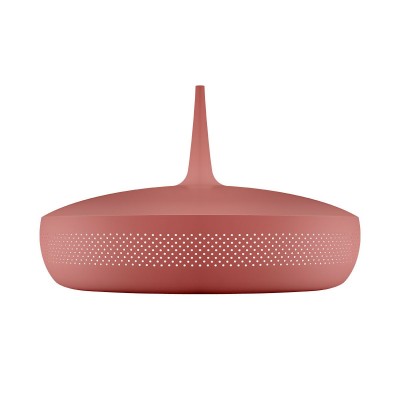 Abajur metalic design retro Clava Dine - red earth
