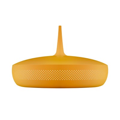 Abajur metalic design retro Clava Dine - ochre
