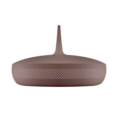 Abajur metalic design retro Clava Dine - umber