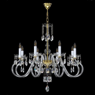 Candelabru cu 8 brate LUX design modern, Cristal Exclusive Miracle