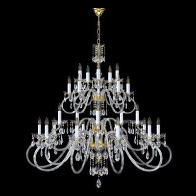 Candelabru cu 25 brate LUX design modern, Cristal Exclusive Miracle