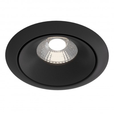 Spot incastrabil LED design modern Yin negru