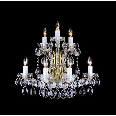 Aplica de perete Maria Theresa cu 7 brate, cristal Bohemia