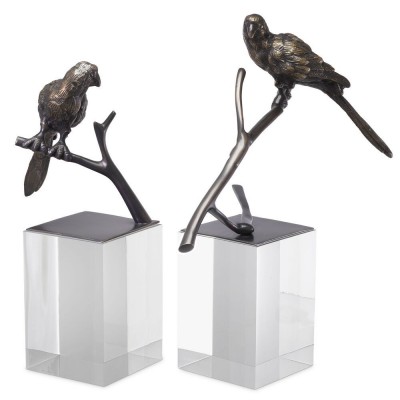 Set de 2 obiecte decorative LUX Morgana, bronz