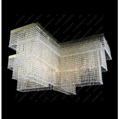 Plafoniera cristal Bohemia 120x120cm