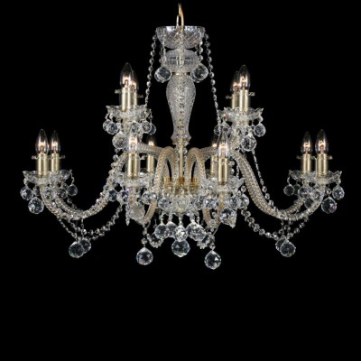 Lustra, Candelabru 12 brate cristal Bohemia