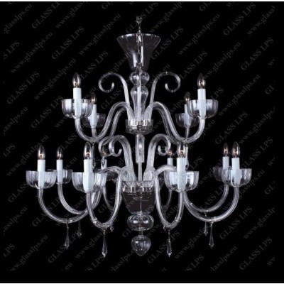 Lustra 12 brate cristal Bohemia, L11 901/12/3-H, F 2 floor