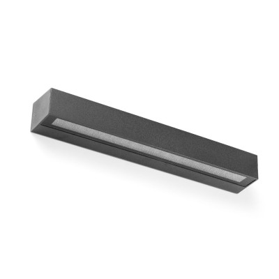 Aplica LED de exterior ambientala design modern IP65 DORO-28 gri inchis