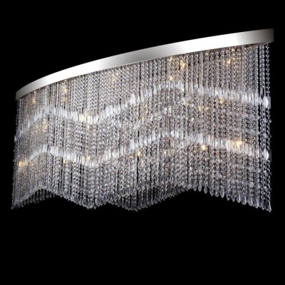 Lustra aplicata moderna cristal Bohemia, L-200cm