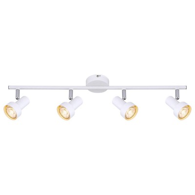 Lustra cu 4 spoturi design industrial Konrad alb