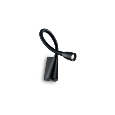Aplica LED minimalista cu brat flexibil GOOSE AP NERO