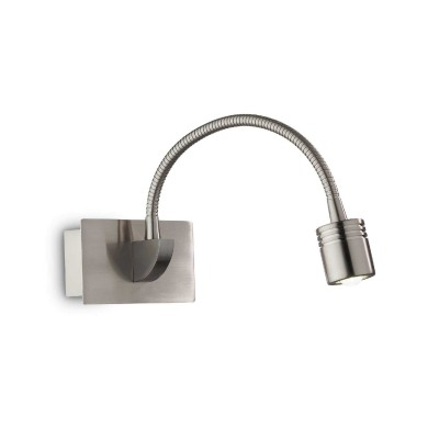 Aplica perete LED minimalista cu brat flexibil DYNAMO AP NICKEL