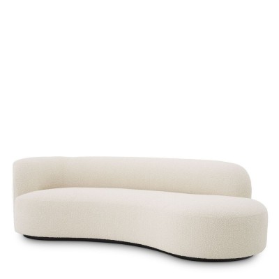 Canapea design LUX Morten, boucle crem