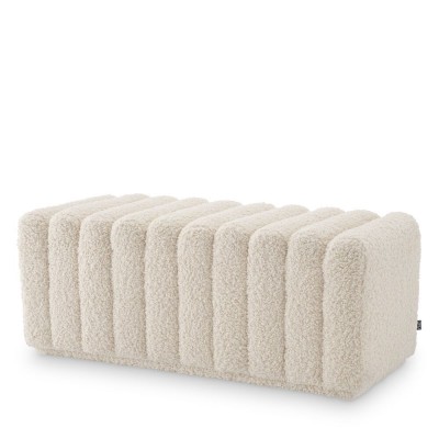 Bancheta design LUX Bente, faux shearling