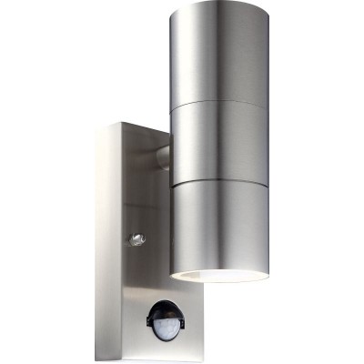 Aplica de perete exterior LED din otel inoxidabil cu protectie IP44 cu senzor de miscare STYLE