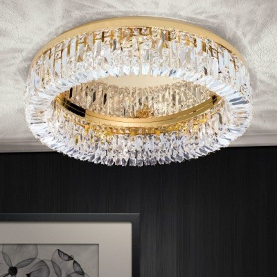 Lustra aplicata cristal Schöler design modern de lux Ring 24K 60cm gold plated