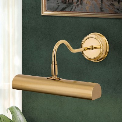 Aplica pentru oglinda / tablou design clasic de lux Picture Lamp 1L Brushed Brass