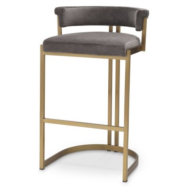 Scaun bar design LUX, Counter Stool Dante, gri