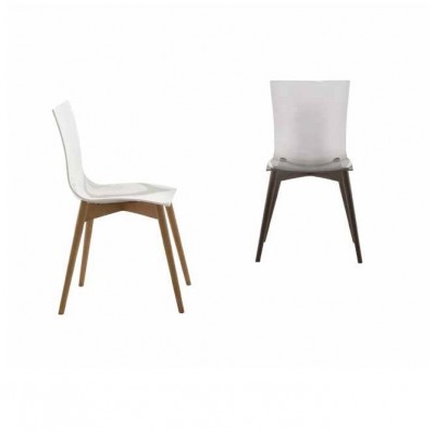 Set de 2 scaune elegante design LUX ARIA WOOD