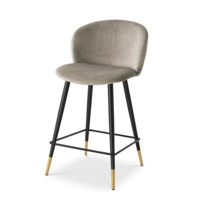 Scaun de bar design elegant LUX Counter Stool Volante, bej