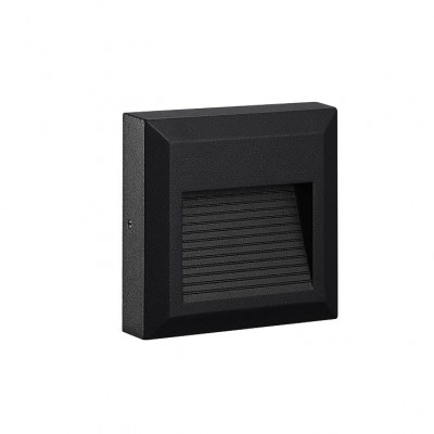 Spot LED de exterior ambiental IP54 AFI negru 3000K