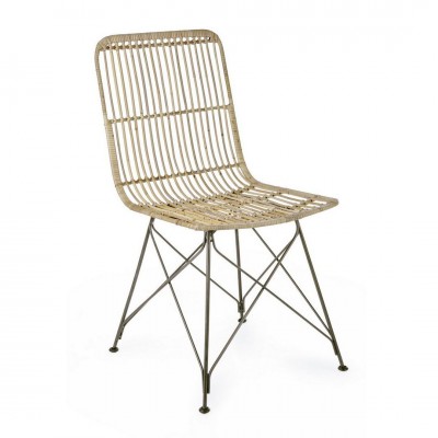 Set de 4 scaune design clasic LUCILA NATURAL