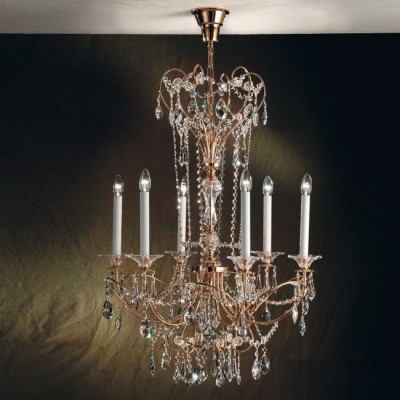 Candelabru de lux cristal Swarovski Katharina 75cm 24K gold plated