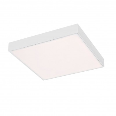 Plafoniera LED slim de exterior IP44 Tartu alb 17,5cm