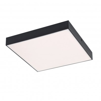 Plafoniera LED slim de exterior IP44 Tartu negru 30cm