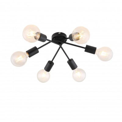 Plafoniera stil minimalist industrial Lamar 6L