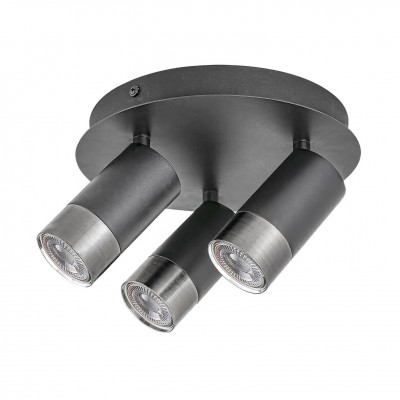 Plafoniera moderna minimalista cu 3 spoturi Zircon