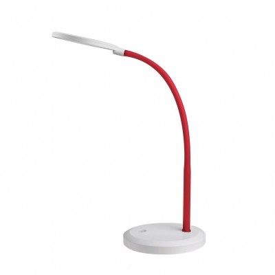 Veioza / Lampa LED de birou reglabila Timothy alb/rosu