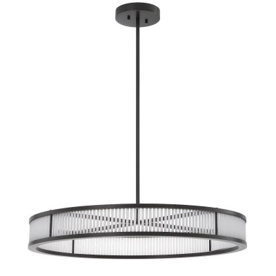 Lustra LED dimabila suspendata design elegant Thibaud L, bronz