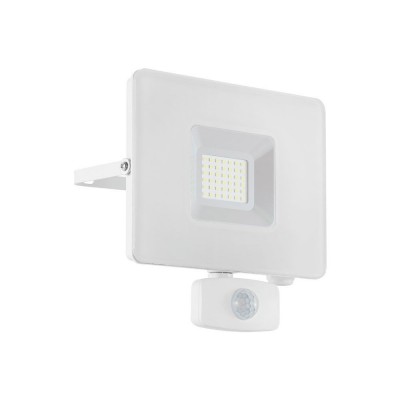 Proiector LED cu senzor de miscare pentru iluminat exterior design modern, IP44 FAEDO 3 alb
