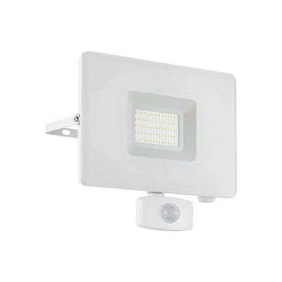 Proiector LED cu senzor de miscare pentru iluminat exterior design modern, IP44 FAEDO 3 alb