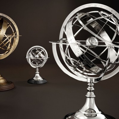Obiect decorativ LUX Globe L, nickel