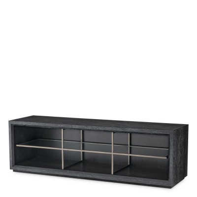 Comoda TV design elegant LUX Hennessey S, gri carbune