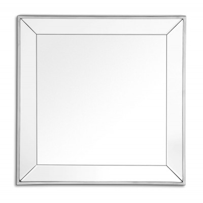 Oglinda decorativa LUX Ventura, nickel 60x60cm