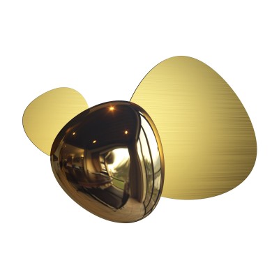 Aplica de perete LED design decorativ ambiental Jack-stone auriu