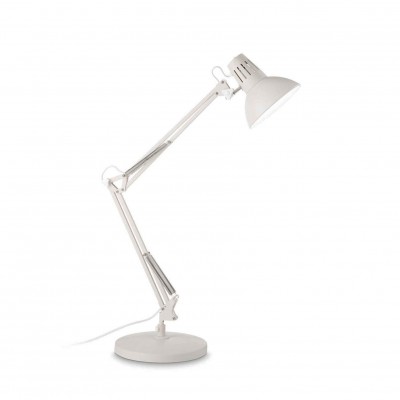 Lampa de birou cu brat articulat WALLY TL1 TOTAL WHITE