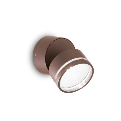 Aplica de perete exterior, IP54 OMEGA AP ROUND COFFEE 4000K