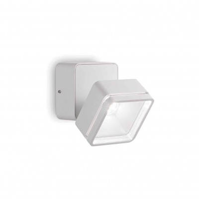 Aplica de perete exterior, IP54 OMEGA AP SQUARE BIANCO 4000K