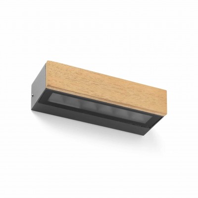 Aplica LED de exterior ambientala design modern IP65 DORO-13W lemn