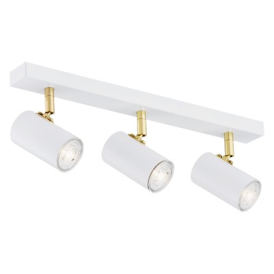 Plafoniera cu 3 spoturi design minimalist LAGOS alba