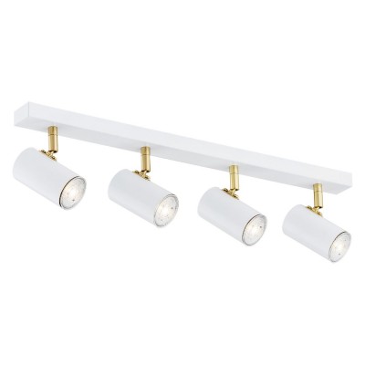 Plafoniera cu 4 spoturi design minimalist LAGOS alba