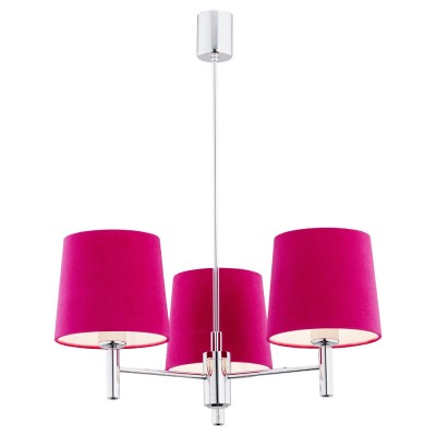 Candelabru modern design elegant BOLZANO 3L roz